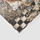 Kerst Franse kippen Tissuepapier (Detail)