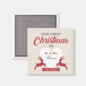 kerst Fridge Magnet Magneet (Voorkant / Achterkant)