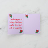 Kerst G Kaart : Kerstmis Nieuwjaar (Binnen)