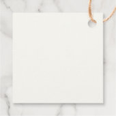 KERST GARLAND Kerst Lijst Gift Label (Achterkant)