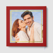 Kerst Gastboek Waterverf Tree Gastenboek (Achterkant)