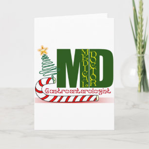 KERST GASTRO-ENTEROLOOG FEESTDAGEN KAART