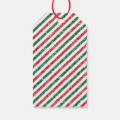 Kerst  Gebakken met Liefde Glitter Cadeaulabel (Achterkant)