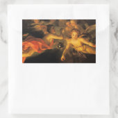 Kerst Geboorte Angels Sticker (Tas)