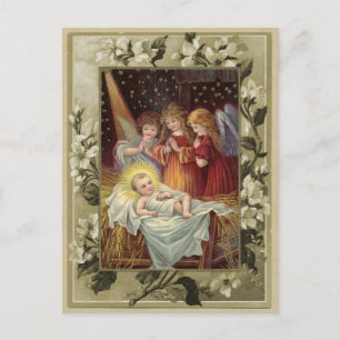 Kerst Geboorte Reproductie Briefkaart