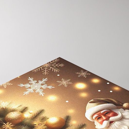 "Kerst Geest" Canvas Afdruk (Hoek(Top))