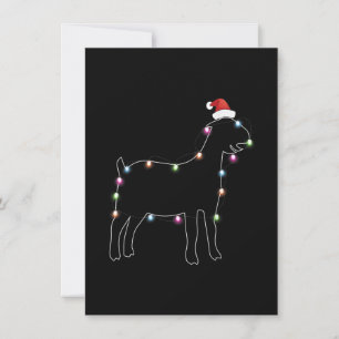 Kerst Geit Kerstmis Kleur Led Licht Xmas Geit Kaart