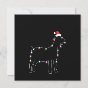 Kerst Geit Kerstmis Kleur Led Licht Xmas Geit Kaart