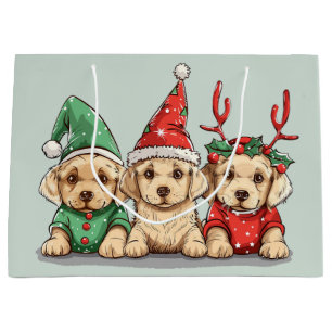 Kerst Gele Labrador Retriever Honden Groot Cadeauzakje