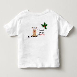 kerst geloof in de magie van kerst kinder shirts
