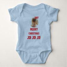 Kerst gepersonaliseerd Baby Jersey Bodysuit kleur
