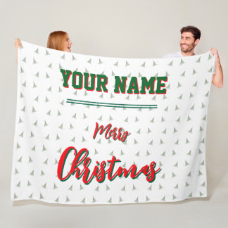 kerst, gepersonaliseerd, Dekenthar, Fleece & Sherp Deken