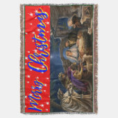 kerst, gepersonaliseerd, Gooi, Fleece & Sherpa Deken (Voorkant Verticaal)