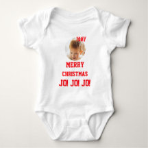 Kerst gepersonaliseerde Baby Jersey Bodysuit kleur