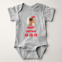 Kerst gepersonaliseerde Baby Jersey Bodysuit kleur