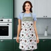 Kerst Gepersonaliseerde vakantie bakken Schort