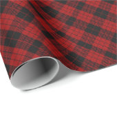 Kerst geruit patroon Red Buffalo Plaid Cadeaupapier (Rol Hoek)