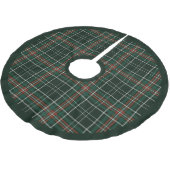 Kerst geruite bos groen rood wit patroon kerstboom rok (Gekanteld)