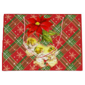 Kerst gespeeld met engelen groot cadeauzakje (Voorkant)