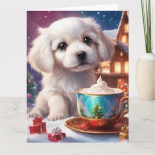 Kerst gevouwen wenskaart kaart