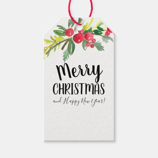 Kerst Gift Kaart Hang Label Cadeaulabel (Voorkant)