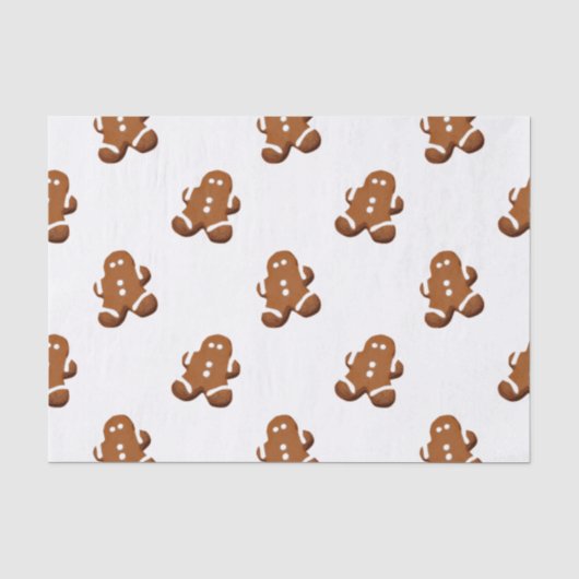 Kerst Gingbread Tissuepapier (Voorkant)