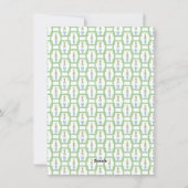 Kerst Ginger Jars Bow Garland Foto Feestdagenkaart (Achterkant)