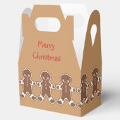 Kerst Gingerbread Favor Box Bedankdoosjes (Geopend)