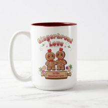 Kerst Gingerbread Liefde Mok