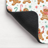 Kerst Gingerbread Mannen en snoep Canes Muismat (Hoek)