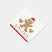 Kerst Gingerbread Party Servet (Hoek)