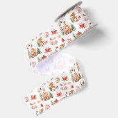 Kerst Gingerbread Rood Lint (Achterkant)