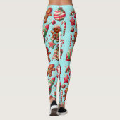 Kerst gingerbread suttle leggings (Achterkant)
