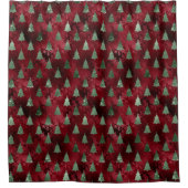 Kerst Glam douchegordijn (Voorkant)