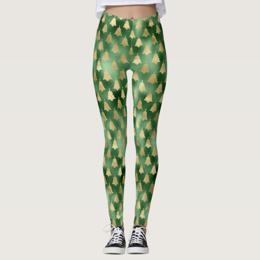 Kerst Glam Leggings (Voorkant)