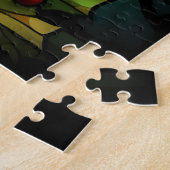 Kerst Glas in lood puzzel (Zijkant)