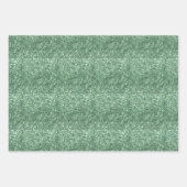 Kerst glinsterende sequins kerststukjes inpakpapier vel (Voorkant)