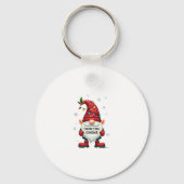 Kerst Gnome Dancing Gnome Familie Kerst (2) Sleutelhanger (Voorkant)