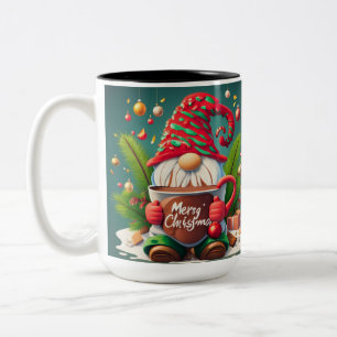 Kerst Gnome Enorme Hot Chocolade Koffie Mok