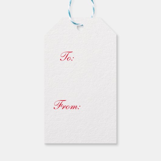 Kerst Gnome Gift Label Cadeaulabel (Achterkant)