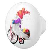 Kerst Gnome Keramische Knop (Rechts)