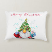 Kerst Gnome met Gift Kussen (Achterkant)