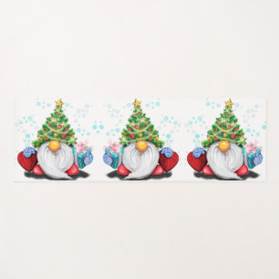 Kerst Gnome met Gift Yoga Mat