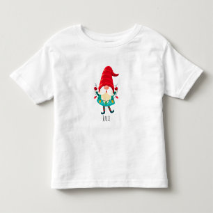 Kerst Gnome met kerstverlichting Kinder Shirts