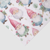 Kerst Gnome Naadloos Patroon Tissuepapier (Detail)