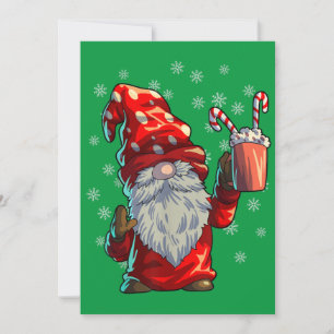 Kerst Gnome T-shirt Mannen Vrouwen Buffalo Plaid R Kaart