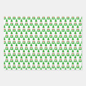 Kerst Gnomen & Elfen Inpakpapier Vel (Voorkant 3)