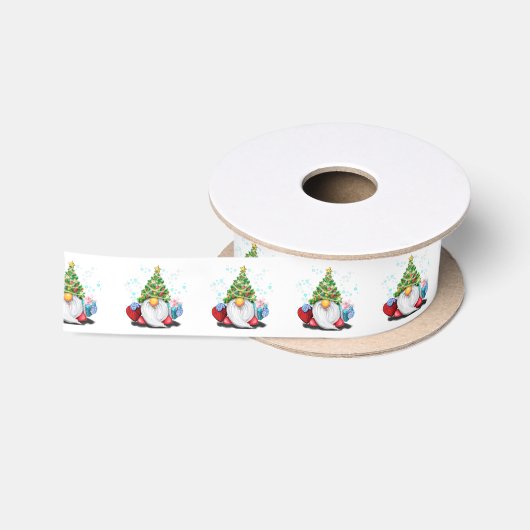 Kerst Gnomen met Gift Lint (Spoel)