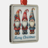 Kerst Gnomen Trio Ornament (Rechts)