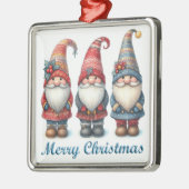 Kerst Gnomen Trio Ornament (Links)